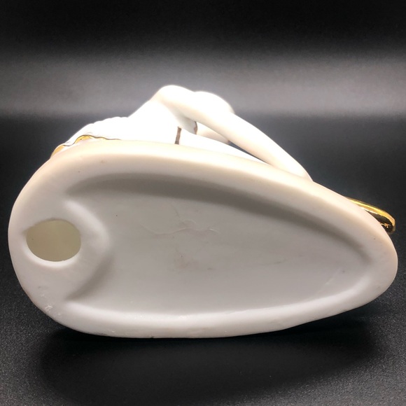 Vintage Porcelain Ballerina Hand Painted Gold Trim Figurine Nicknack Decor - Picture 6 of 12